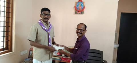 Donation to Snehabhavanam - Ernakulam District SGF